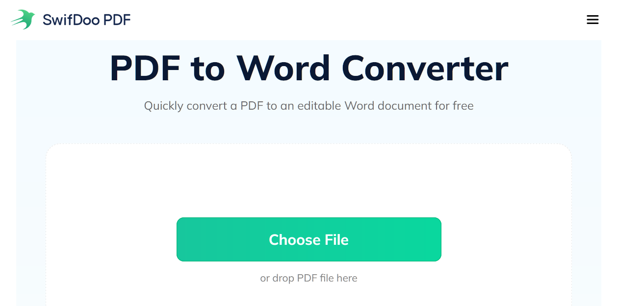 How To Convert PDF File to Word Doc with SwifDoo