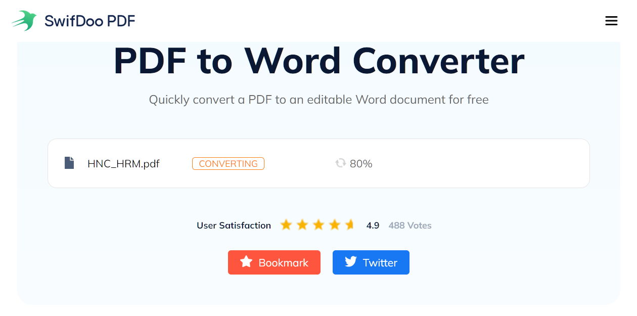 How To Convert PDF File to Word Doc with SwifDoo
