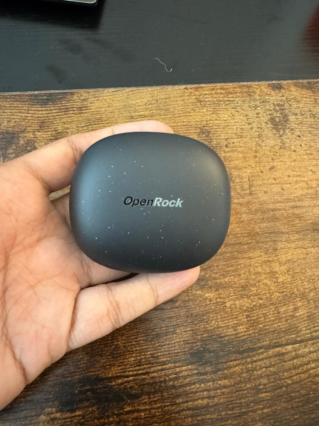 OpenRock S2 case closed in hand