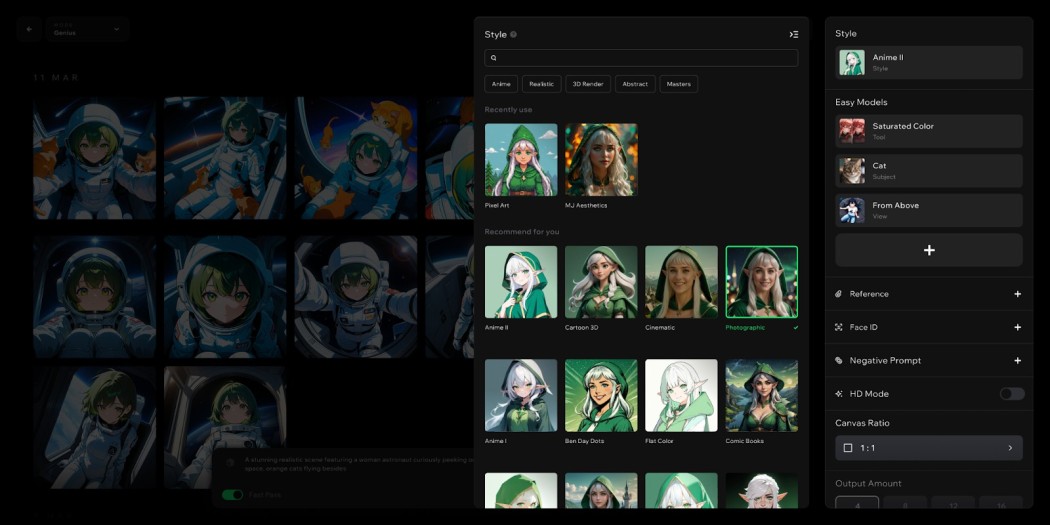spell ai art generator step 1