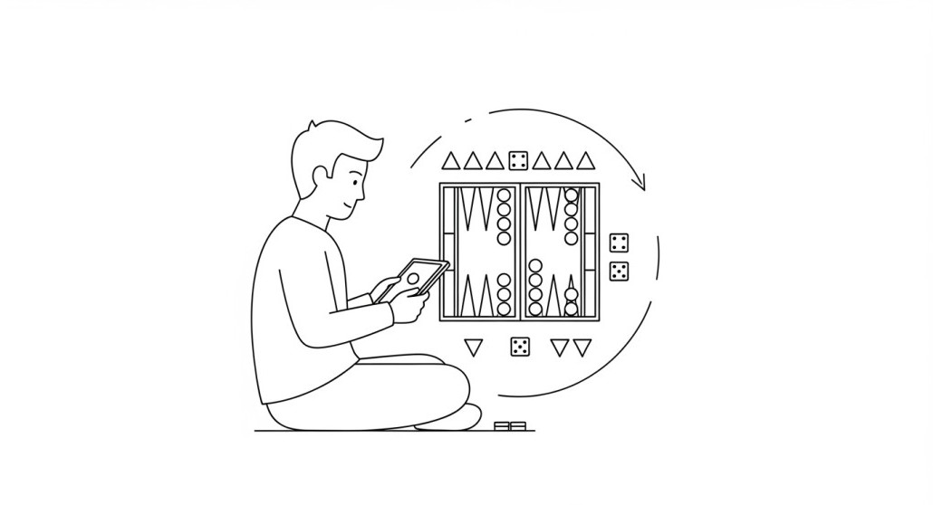 Online Backgammon Enhances Focus and Patience