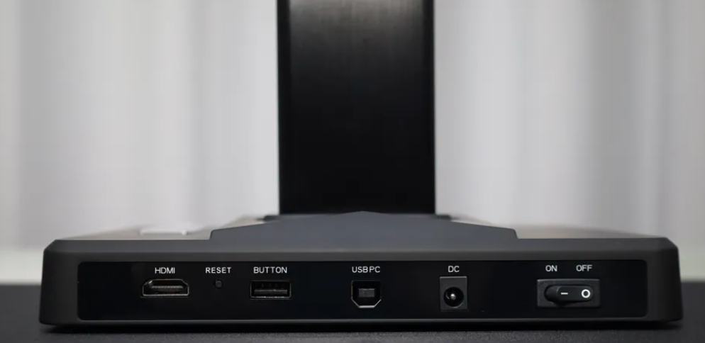 CZUR ET Max physical buttons, connectivity and interface layout