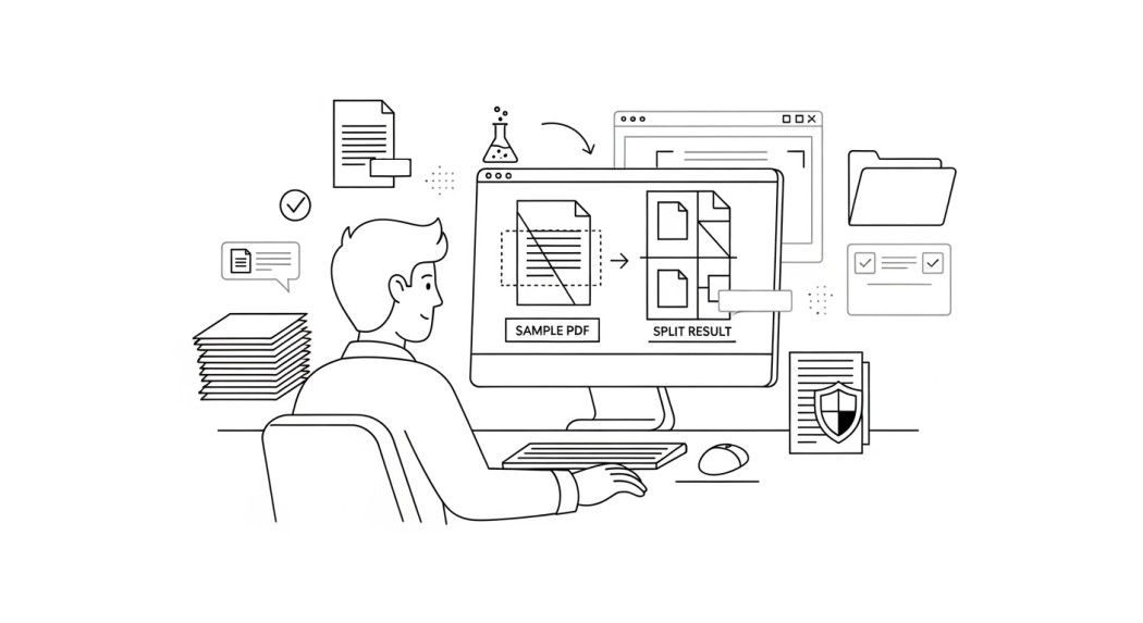 Test the PDF Split on a Sample File First