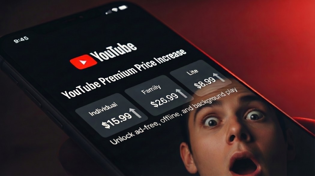 YouTube Raises Premium Subscription Prices Across Tiers, Including Lite Plan