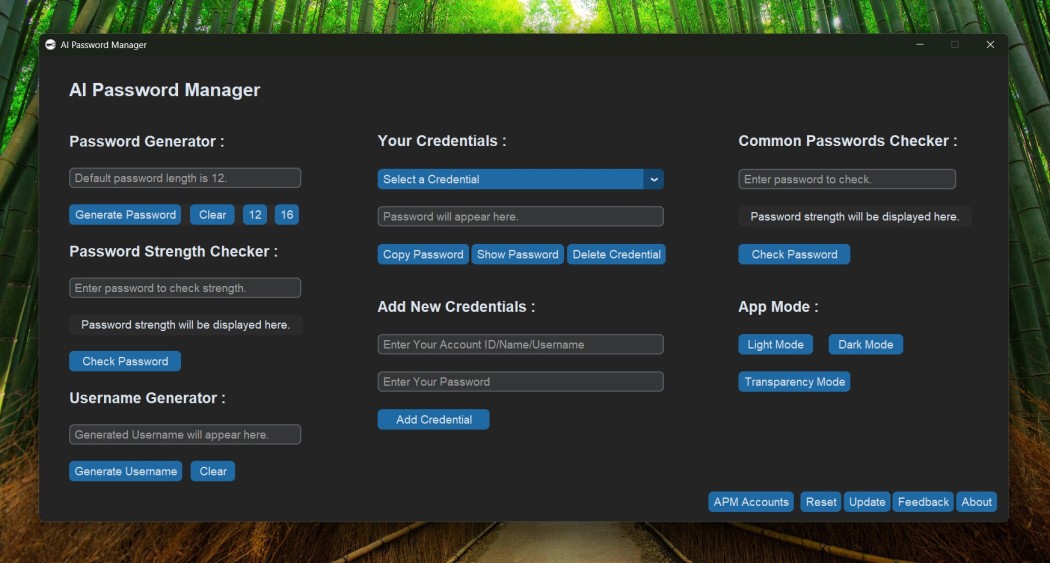 A real password manager screenshot