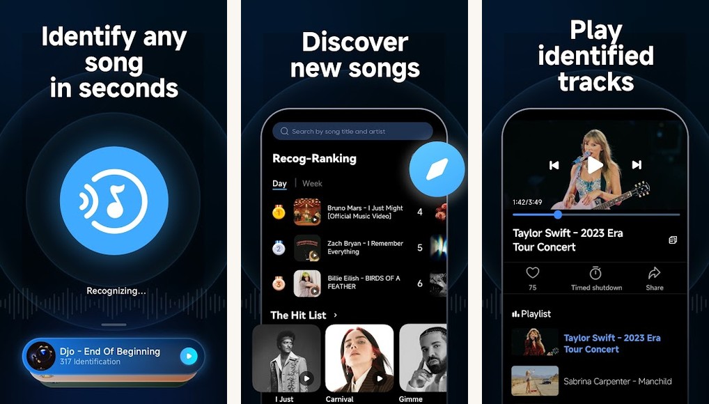 AHA Music screenshots on Android