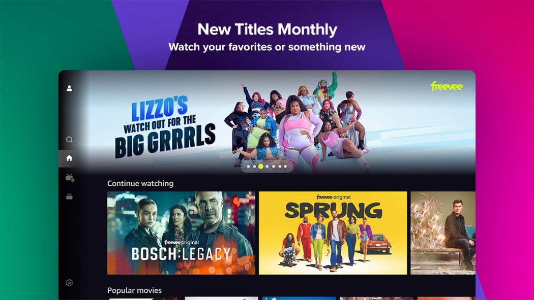 Amazon Freevee screenshot