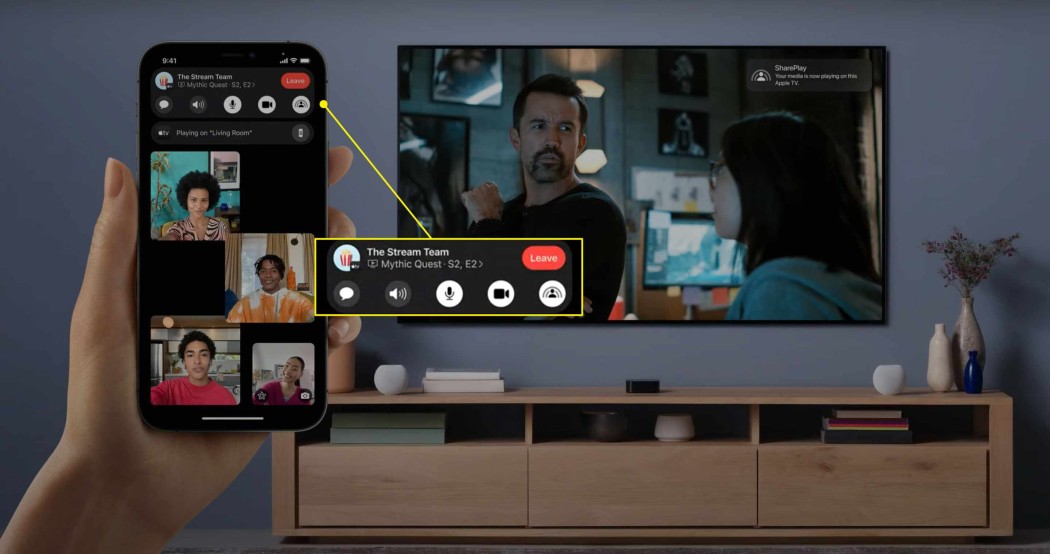 Apple SharePlay screenshot