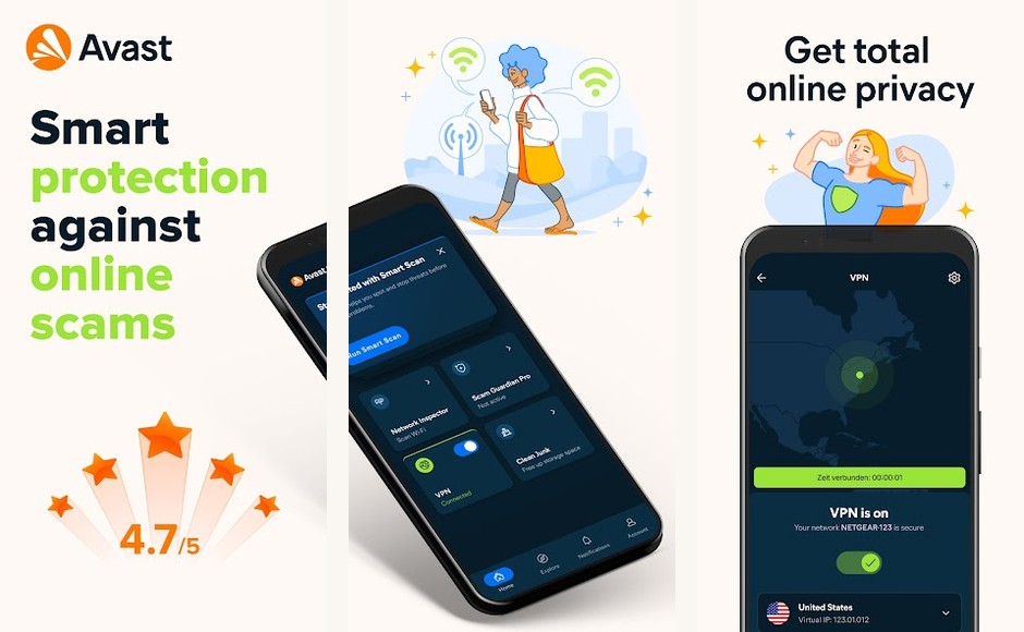 Avast Mobile Security screenshots on Android