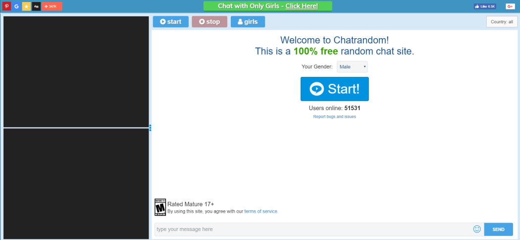 ChatRandom screenshot
