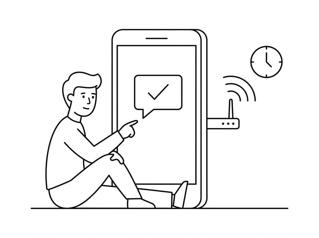 Black and white line illustration representing signs that feel like proof but are not.