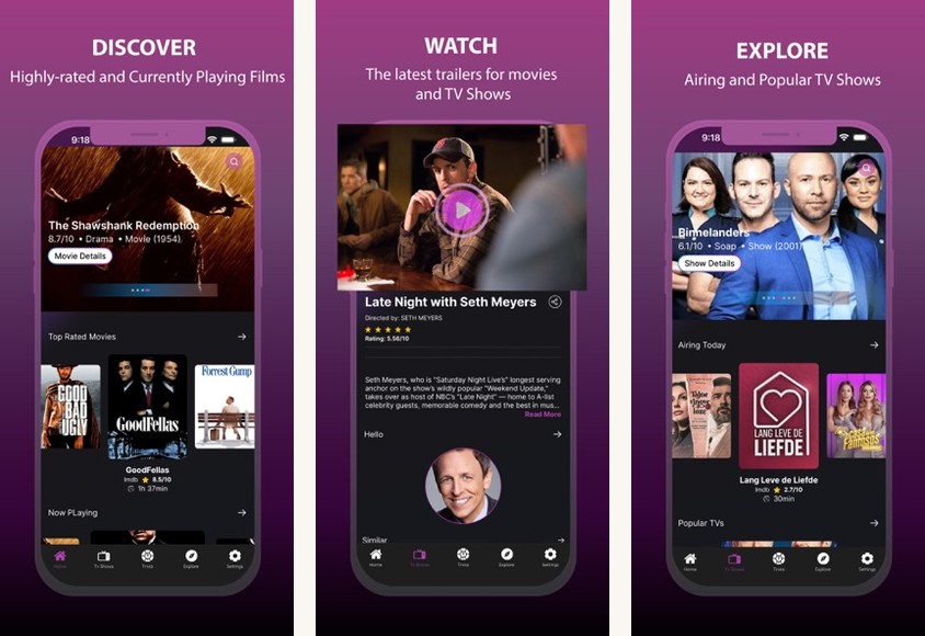 Cinema HD screenshots on Android