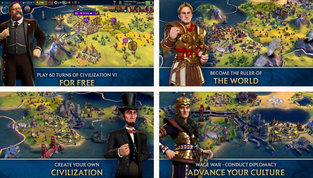 Civilization VI gameplay on Android