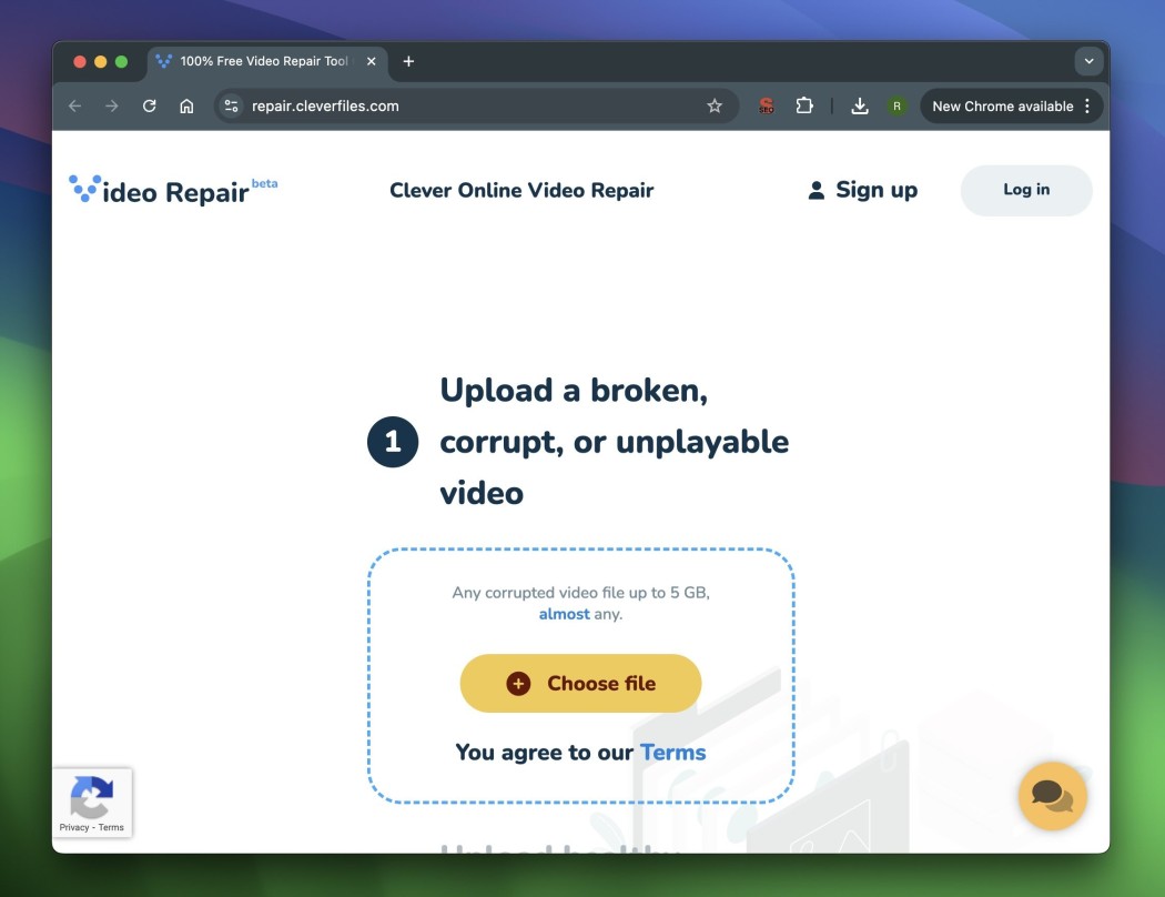 Clever Online Video Repair screenshot