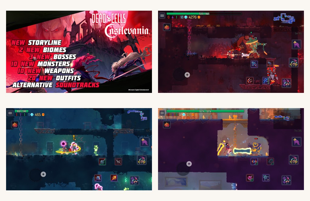 Dead Cells Play Store screenshot, mobile single-player game
