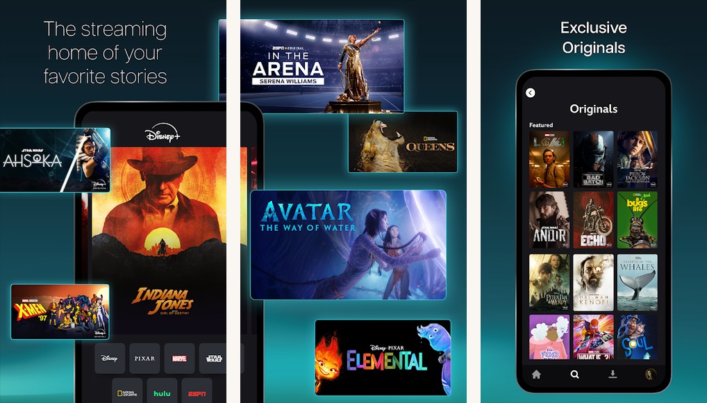 Disney+ screenshots on Android