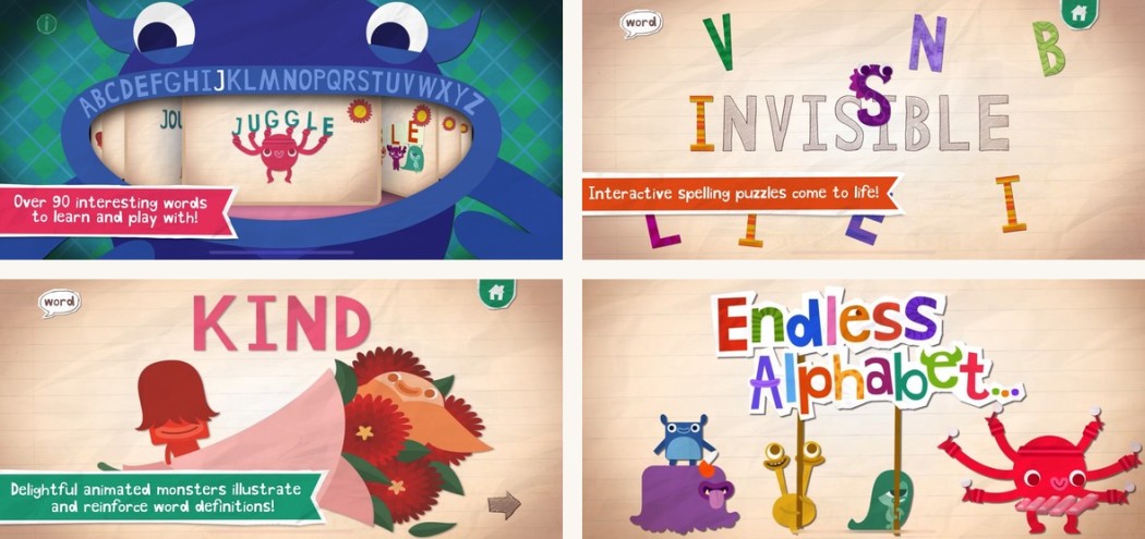 Endless Alphabet gameplay on Android