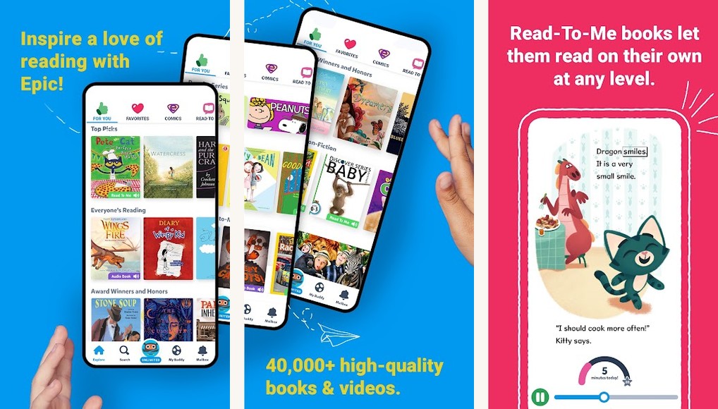 Epic Books for Kids screenshots on Android