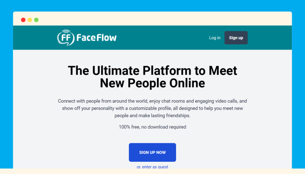 FaceFlow screenshot