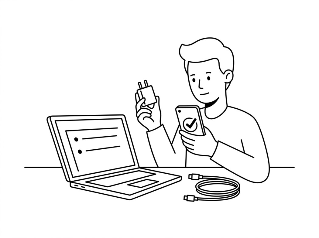 Black and white line illustration representing the fastest answer for most people.