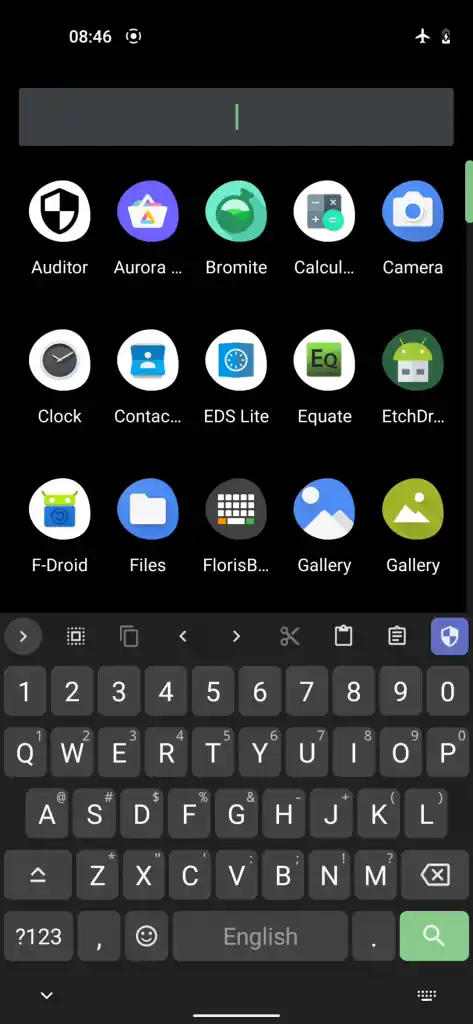 Florisboard (FOSS) screenshot
