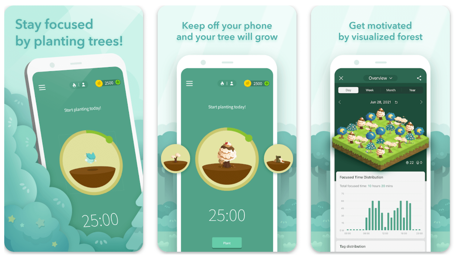 Forest (Focus and screen-time enforcement) screenshot