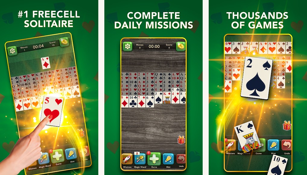 FreeCell Solitaire HD screenshots on Android