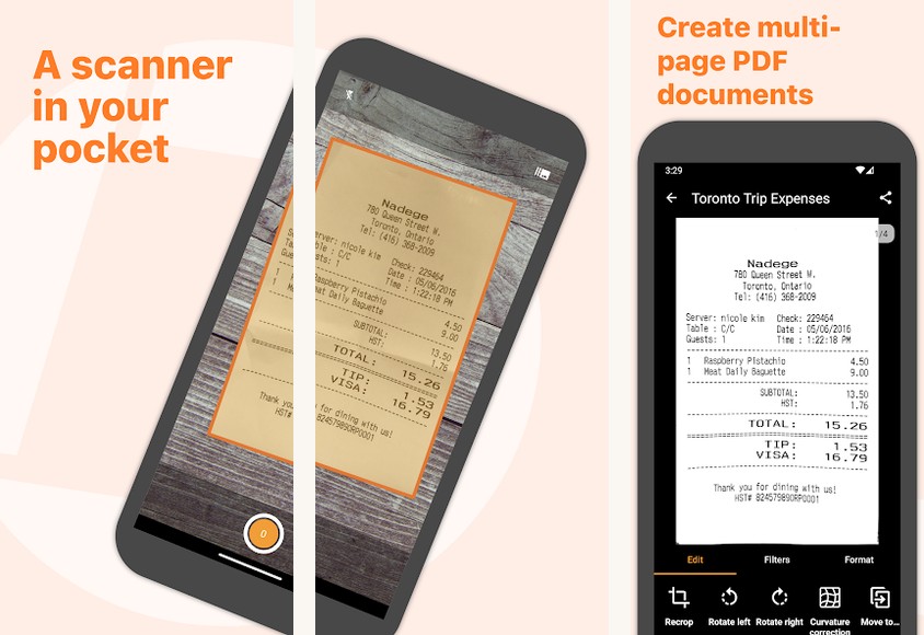 Genius Scan screenshots on Android