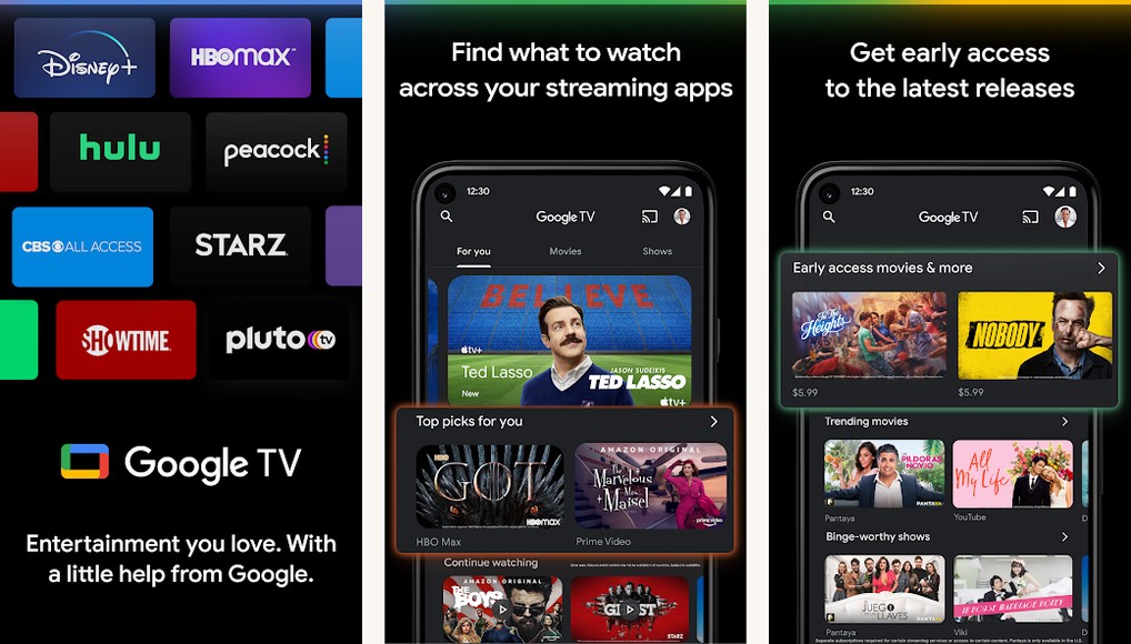 Google Movies & TV screenshots on Android