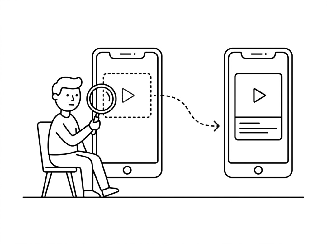 Black and white line illustration representing why a podcast disappears from your app.