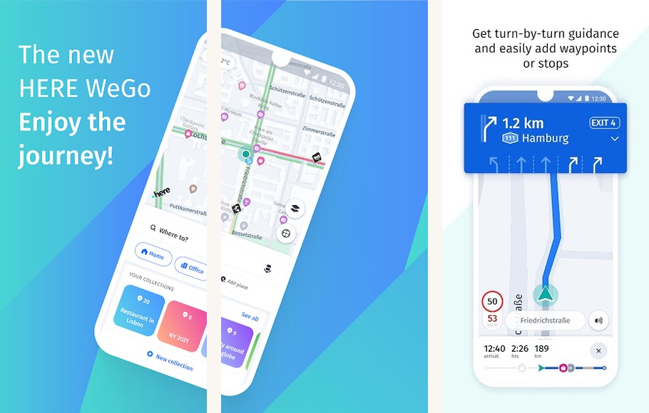 HERE WeGo screenshots on Android