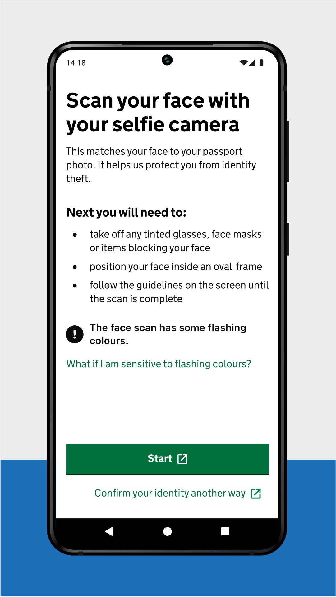 Identity Check screenshot