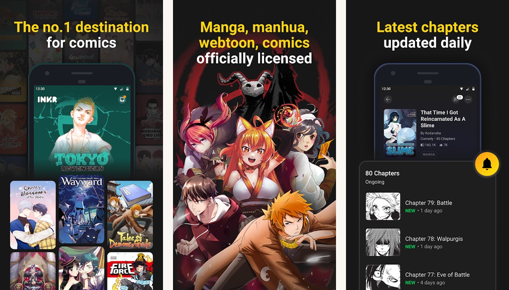 INKR Comics screenshots on Android