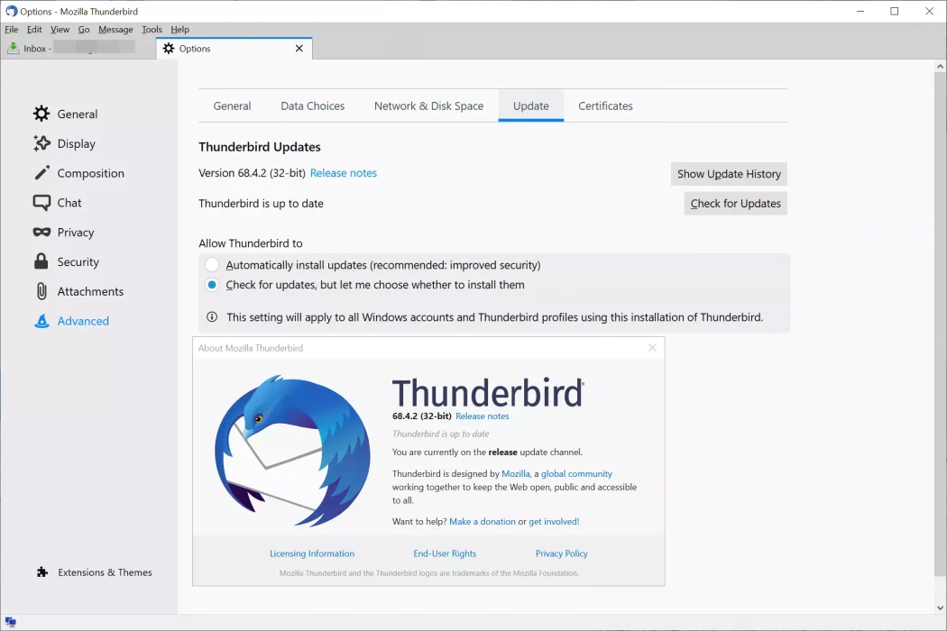 K-9 / Thunderbird Android screenshot