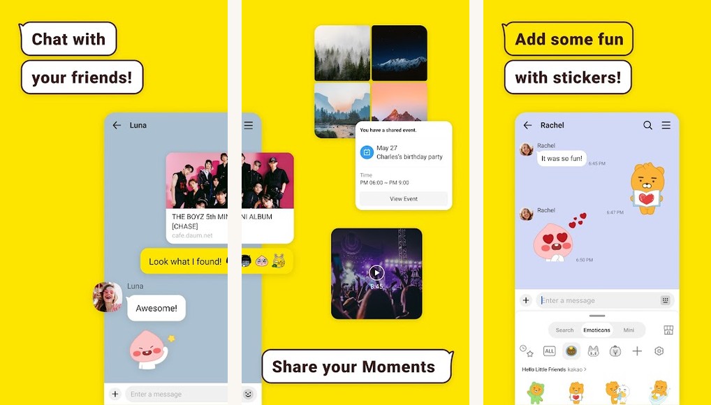 KakaoTalk: Free Calls & Text screenshots on Android