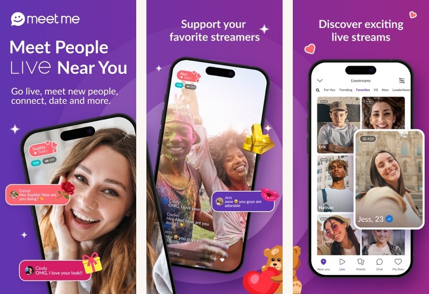 MeetMe screenshots on Android
