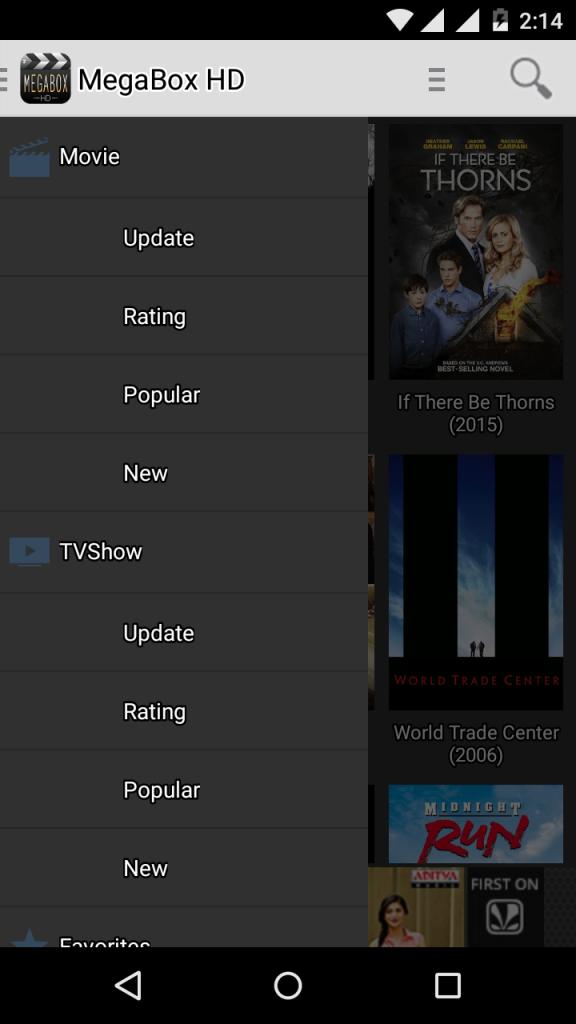 MegaBox HD Movie Streaming screenshot