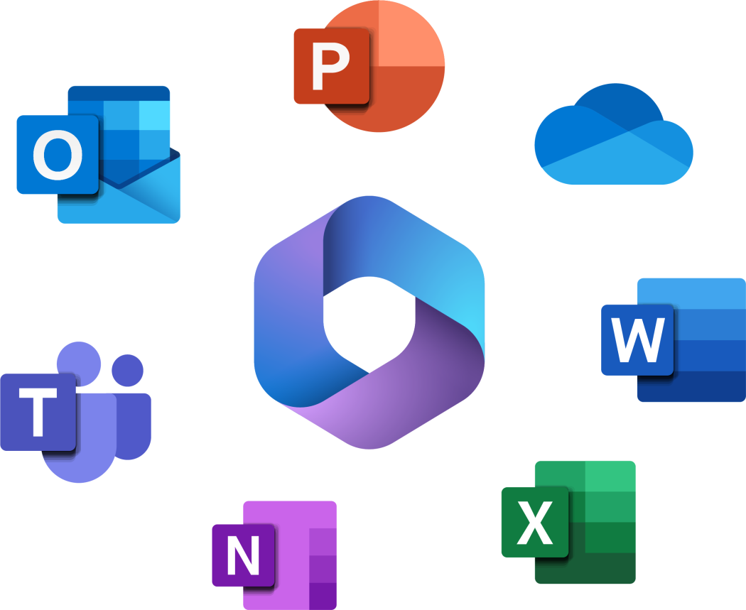 Microsoft 365 (Outlook, Word, Excel) screenshot