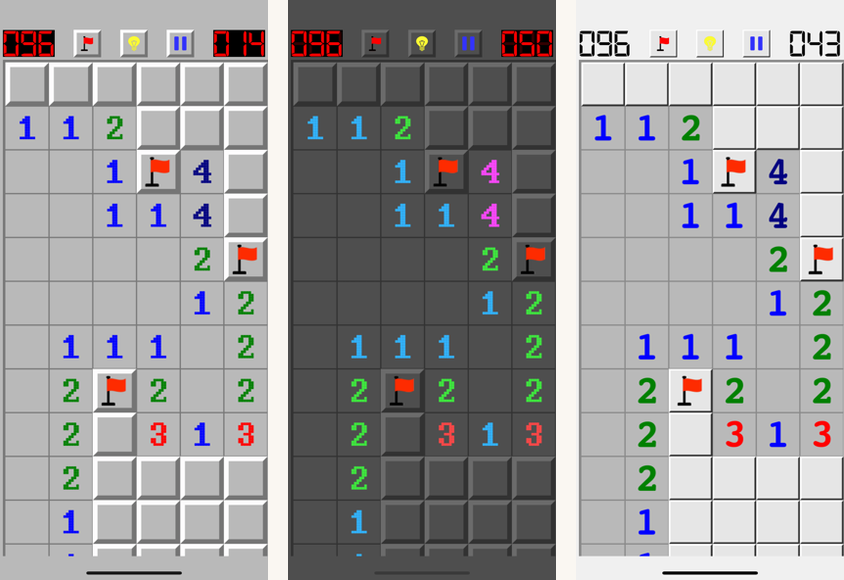 Minesweeper screenshots on Android