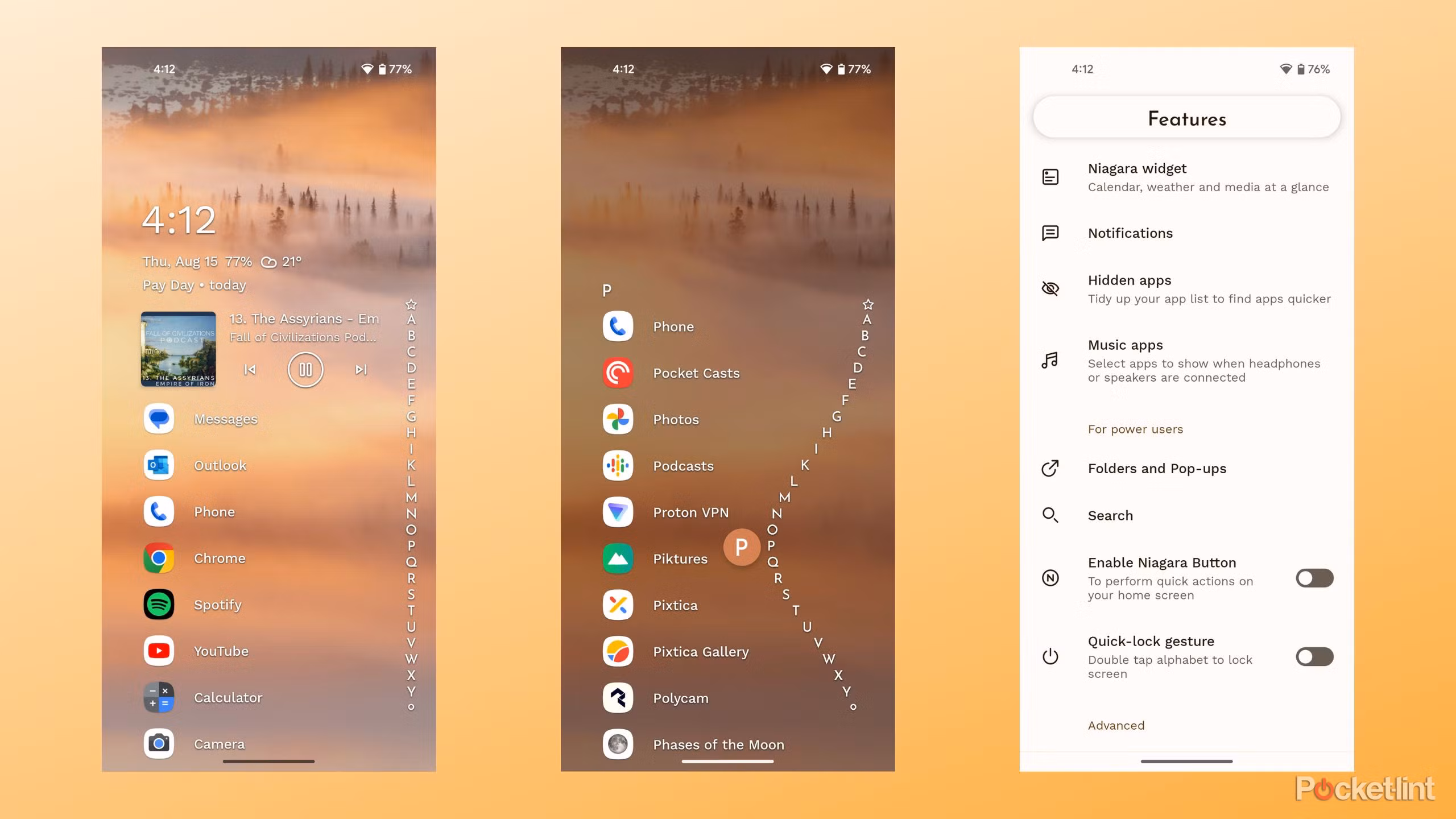 Niagara Launcher screenshot