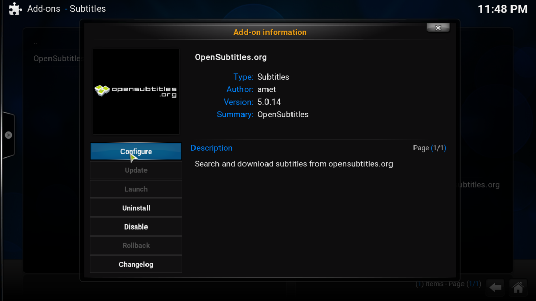 OpenSubtitles.org screenshot