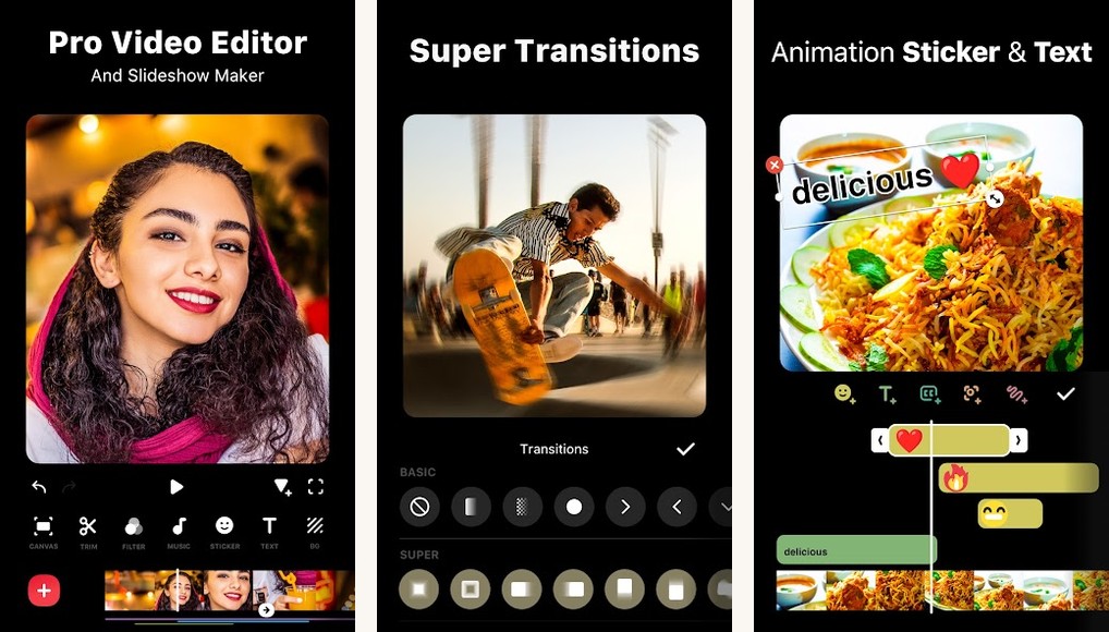 InShot screenshots screenshots on Android