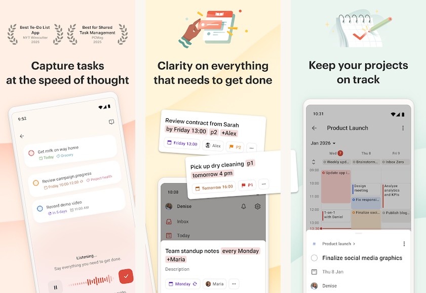 Todoist screenshots screenshots on Android