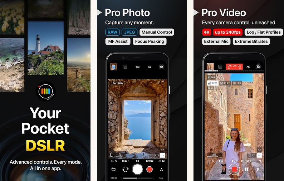 ProShot screenshots screenshots on Android