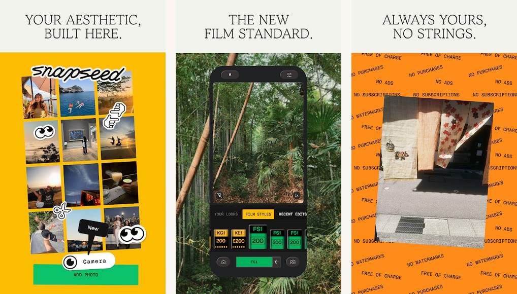 Snapseed screenshots screenshots on Android