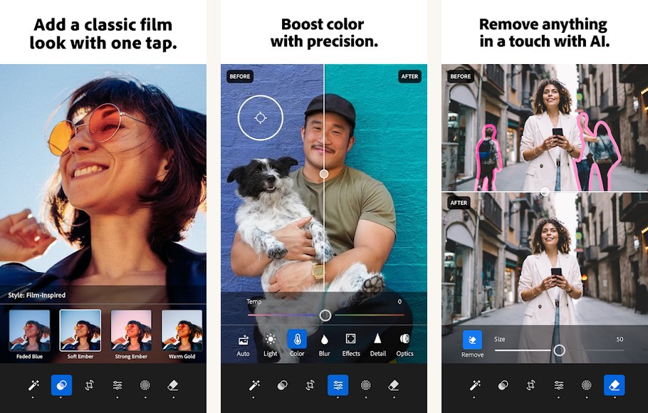 Adobe Lightroom Mobile screenshots screenshots on Android