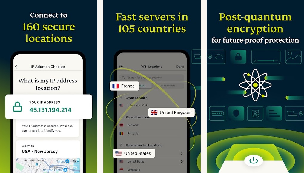 ExpressVPN screenshots screenshots on Android