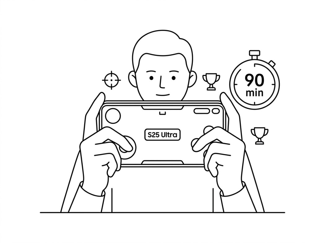 Galaxy S25 Ultra editorial illustration