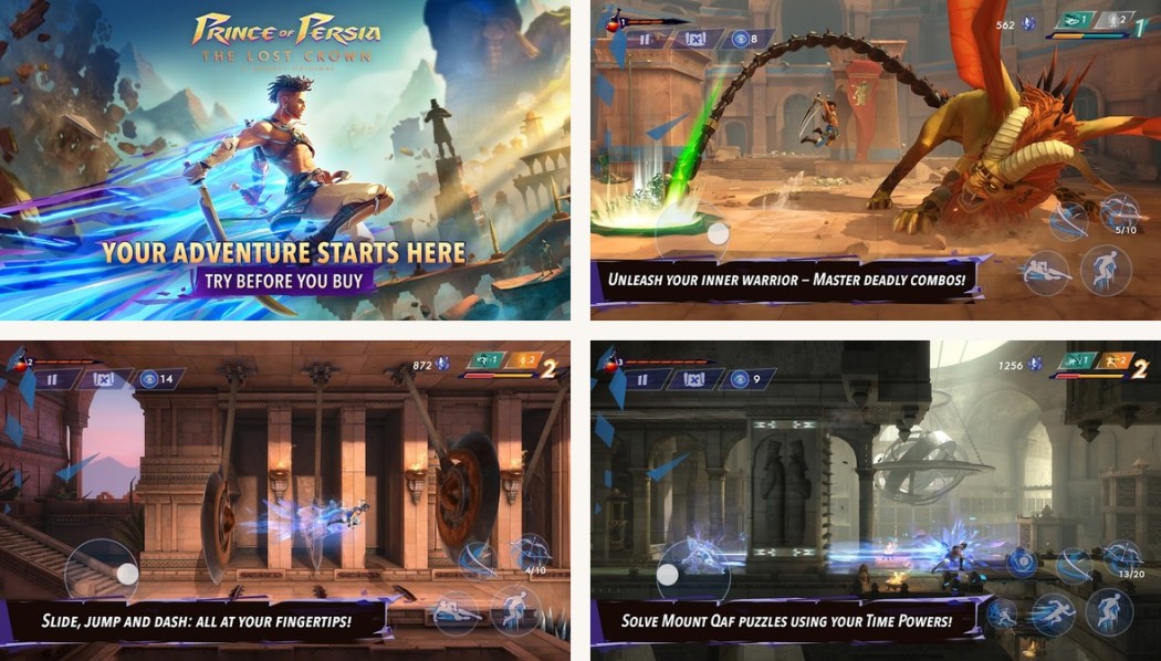 Prince of Persia: The Lost Crown app screenshots on Android
