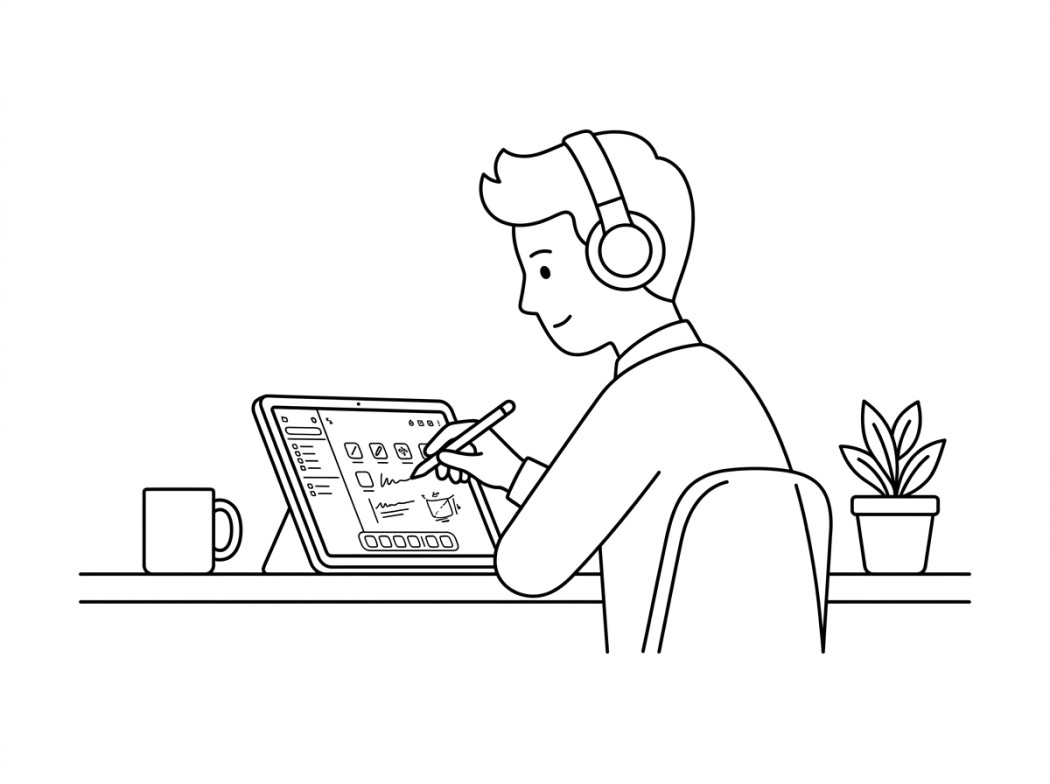 Lenovo Tab M11 editorial illustration